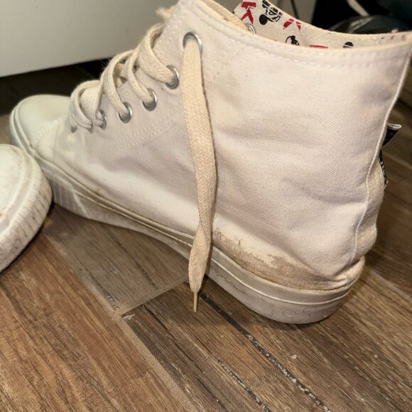 Vintage Disney Mickey Unlimited Hi Top Tennis Shoes - Picture 6 of 8